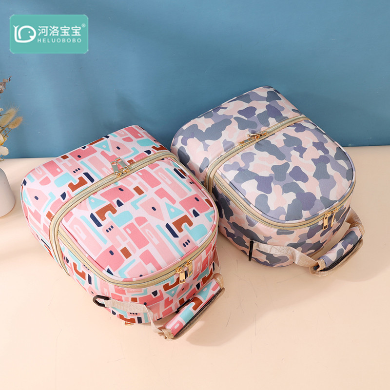 Factory direct sales can wholesale multi-functional milk bag, double-layer Bento bag, breast milk heat preservation bag, storage bag, ice bag