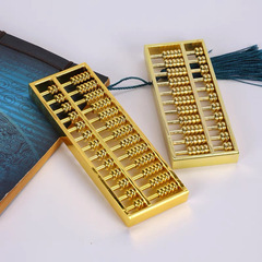 銅のそろばんの置物のペンダントの銅のキーホルダーの銅の金のそろばんの金メッキのそろばん