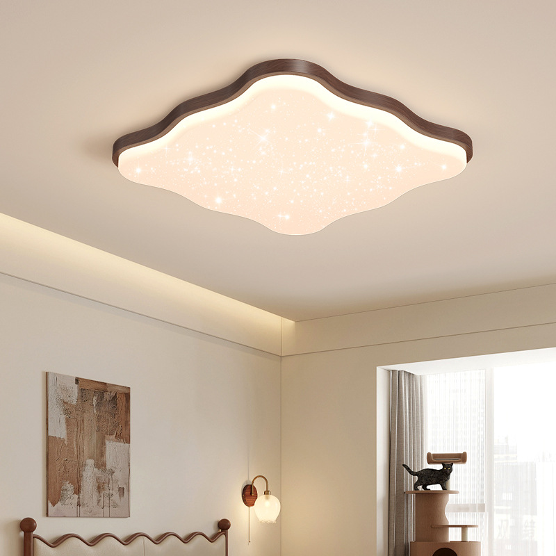 [Seleccionado cuidadosamente] Lámpara de dormitorio Lámpara principal de estilo crema Lámpara de Zhongshan Lámpara de habitación para niños simple y moderna Lámpara de techo de protección ocular