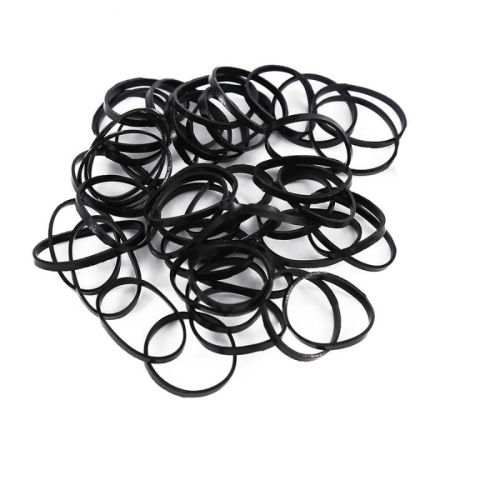 Transparent rubber band white high elasticity rubber band small size elastic loop disposable binding hair tie durable cowhide rubber band