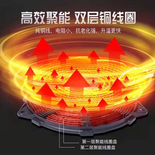 Beiling commercial induction cooker 3500W flat soup stove high-power commercial induction cooker stir-fry canteen restaurant frying stove