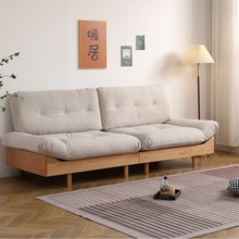 厂家供应北欧实木沙发 小户型现代简约沙发 新中式布艺客厅沙发