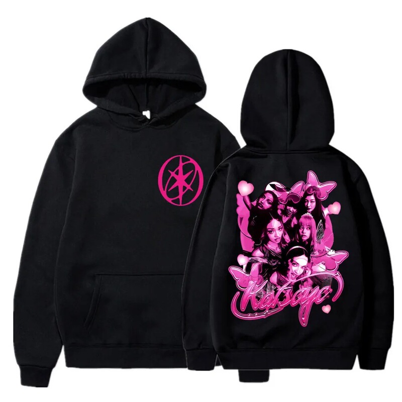 Kpop 2025 Katseye Graphic Sweatshirt Fashion Retro Unisex Korean Long Sleeve Wool Casual Y2K Sports Kpop 2025 Katseye Graphic Sweatshirt Fashion Retro Unisex Korean Long Sleeve Wool Casual Y2K Sports