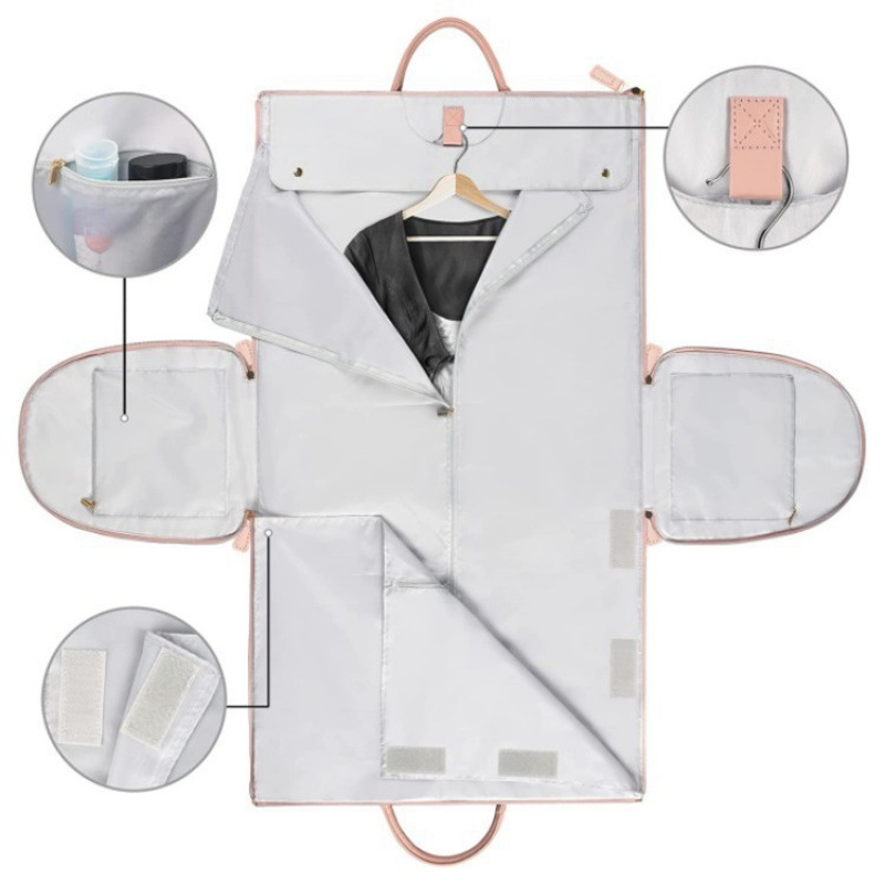 Inventario de nuevo gran viaje portátil plegable bolsa de equipaje de ropa de mujer bolsa de gimnasio al aire libre multifuncional almacenamiento durante la noche