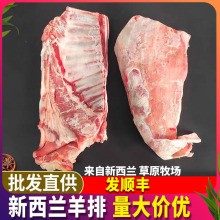 新西兰羔羊排进口羊排烧烤半扇羊排小排商用食材羊肋排批发羔羊排