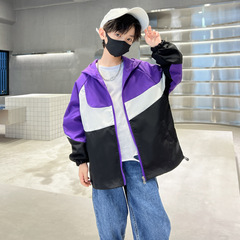 男童外套春秋款童裝2024春裝新款兒童帥氣炸街衝鋒衣韓版中大童潮