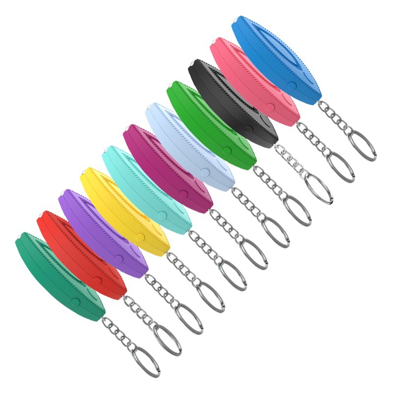 Llavero Alarma Personal Tipo Hoja MP-A04 con Luz LED para Mujeres