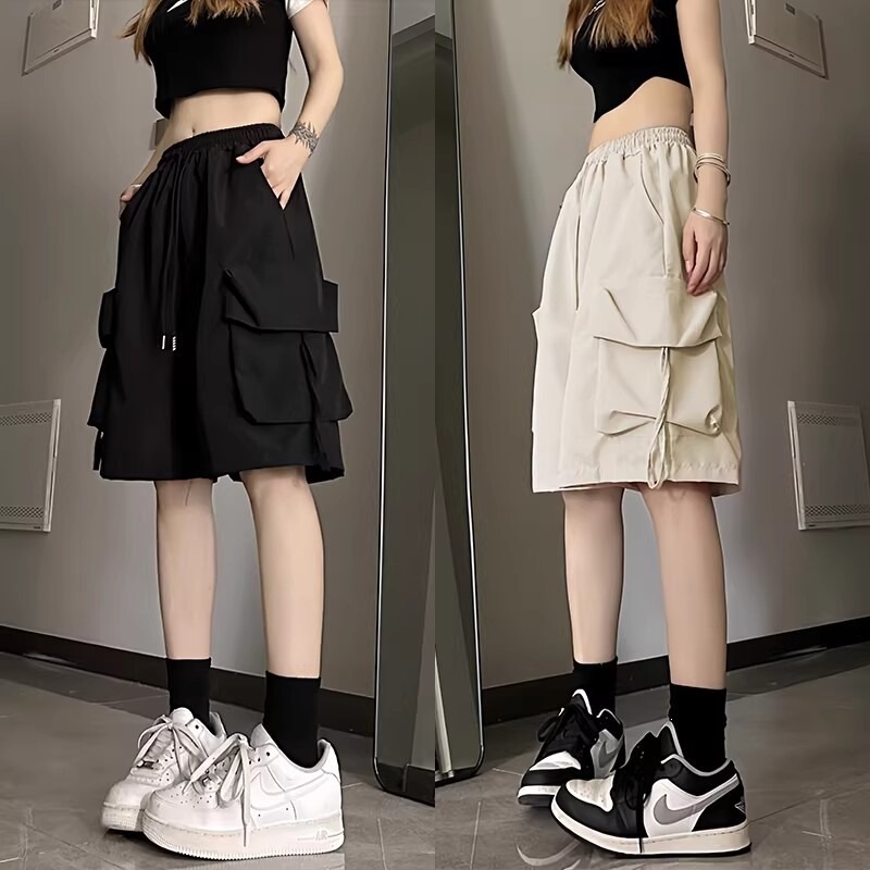 2026 Independent Brand Girls' Summer Versatile Fashion Cargo Shorts for Sports and Outdoor Jogging, Wholesale In-Stock 2026 Independent Brand Girls' Summer Versatile Fashion Cargo Shorts for Sports and Outdoor Jogging, Wholesale In-Stock