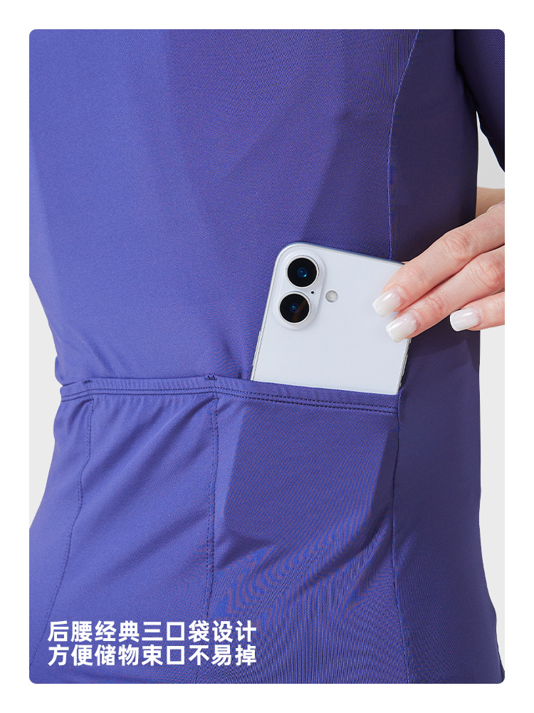 Ropa de ciclismo de carretera de mujeres de manga corta de verano ligera y delgada de color sólido sudor delgada y delgada camisa de ciclismo de mujer