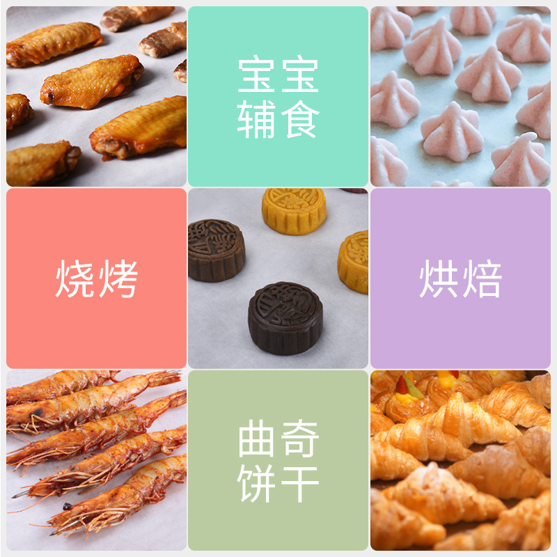 維尼一次性油紙烘焙家用烘焙烤箱硅油紙空氣炸鍋烤盤紙烤肉吸油紙