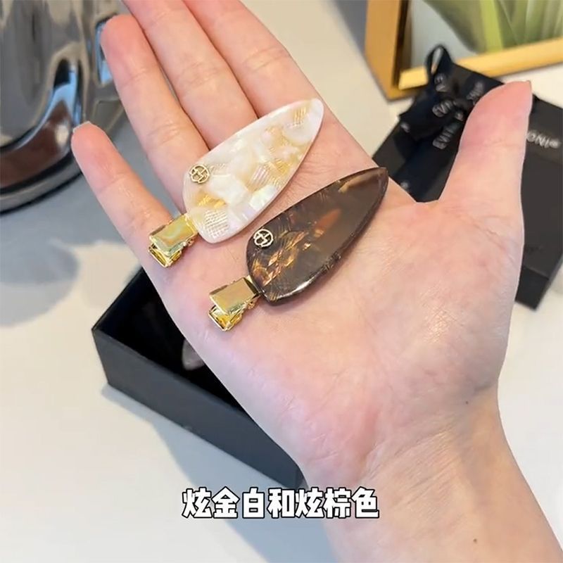 夹子头饰前额刘海女头顶发夹鸭嘴夹碎发发卡小巧精致边夹侧边气质|undefined