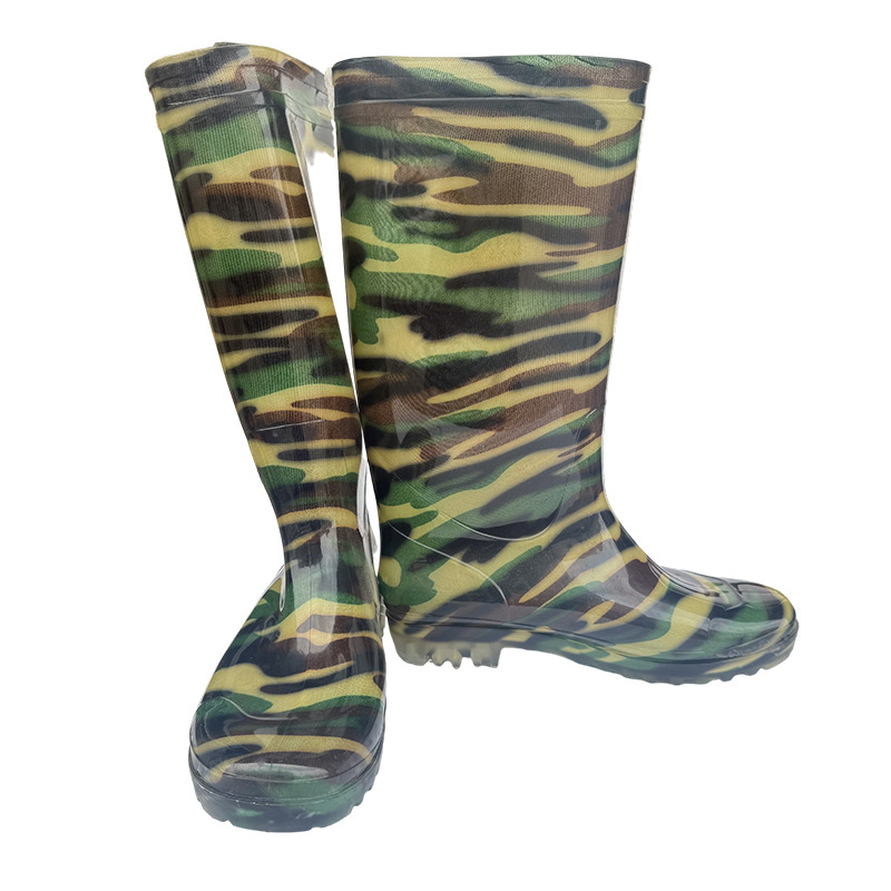 Zapatos de lluvia de protección laboral para hombres y mujeres, botas de lluvia de barril corto y alto, zapatos impermeables, zapatos antideslizantes y resistentes al desgaste, zapatos plásticos