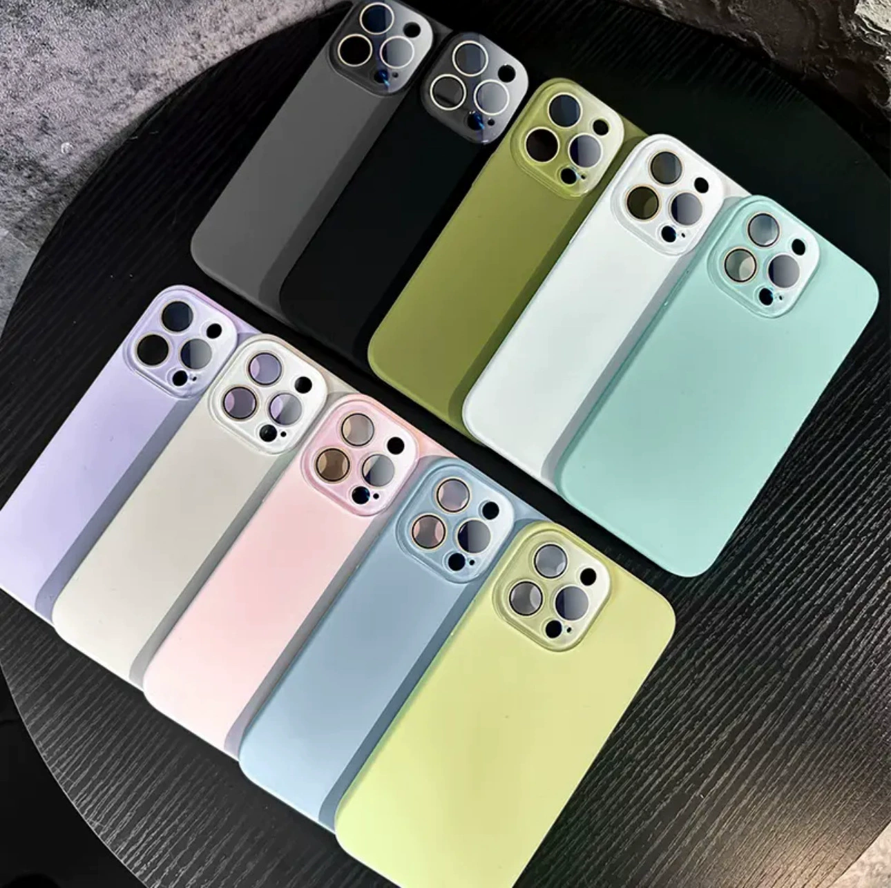 Совместимый объектив, iPhone 15, силиконовый чехол для телефона, 15ProMax