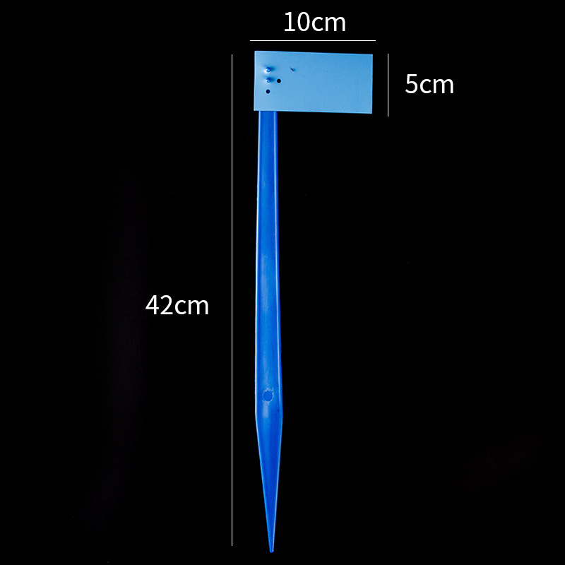Pole length 31cm + blue marker 15*5cm