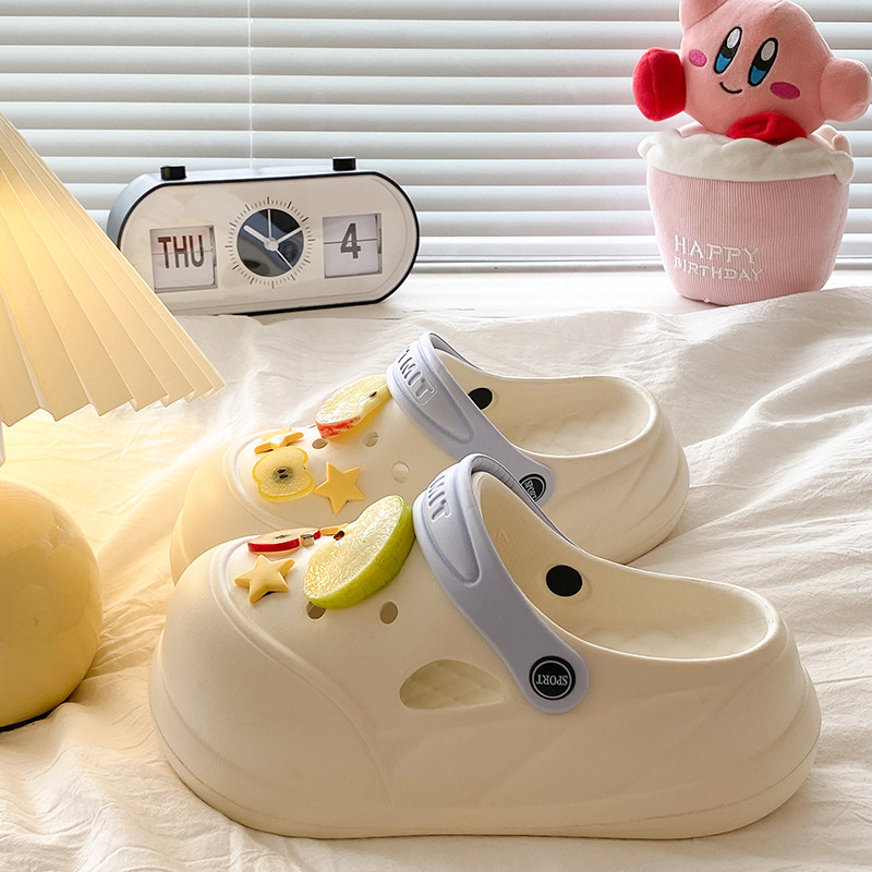 흰색 파란색 별 사과