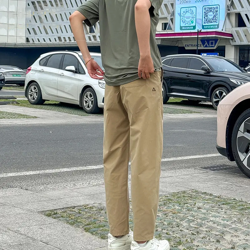 25新款夏季机能小三角速干宽松锥形休闲裤美式工装长裤男款休闲裤|undefined