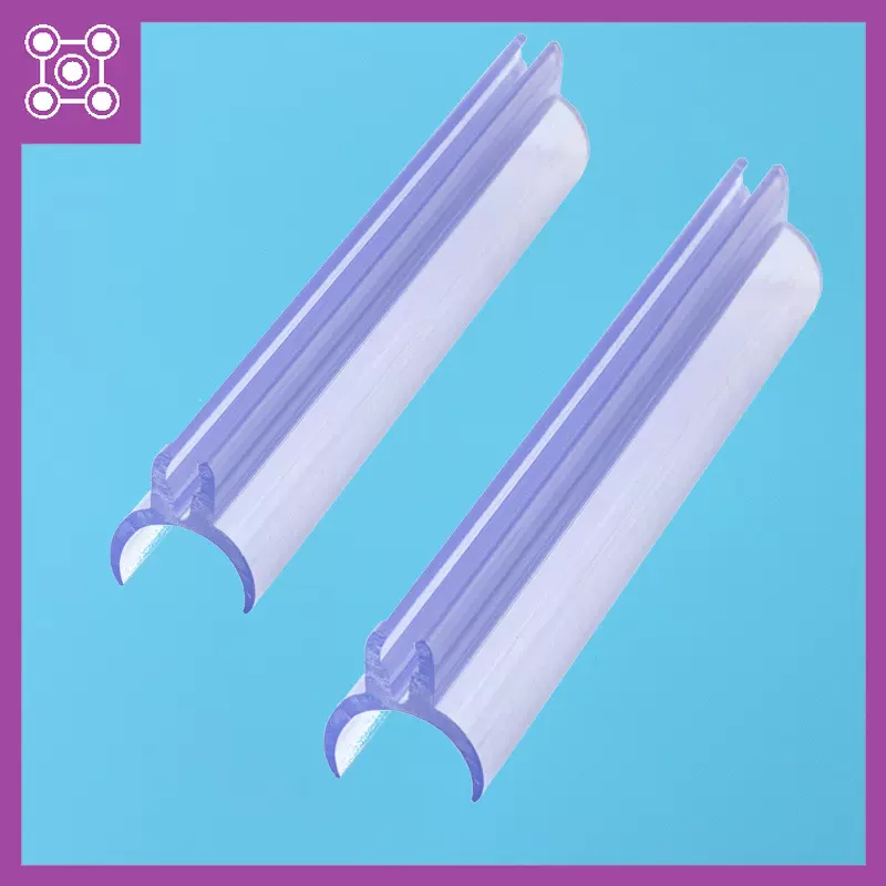 PVC塑料挤压异型材亚克力展架固定压条型材pvc卡槽pc外壳加工制品