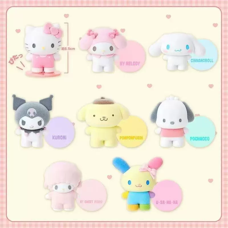 Кукла Sanrio с магнитным креплением, в подарочной коробке — 8 персонажей, подарок для девочки