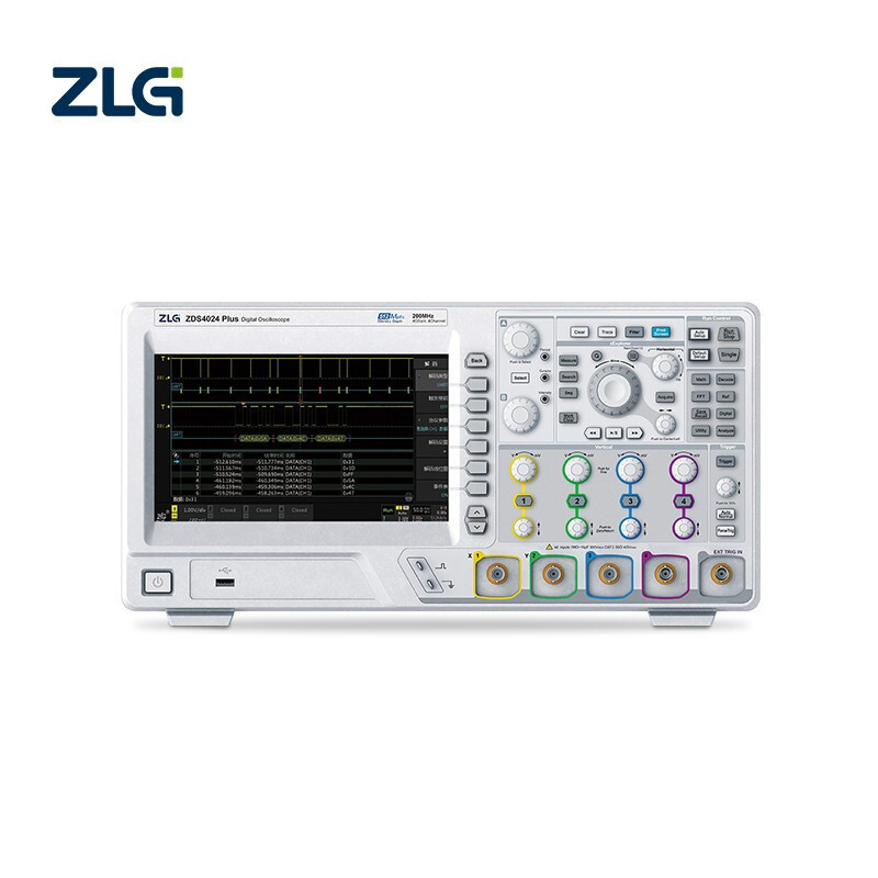 ZLG致远电子数据挖掘型示波器四通道4G采样率ZDS4024Plus