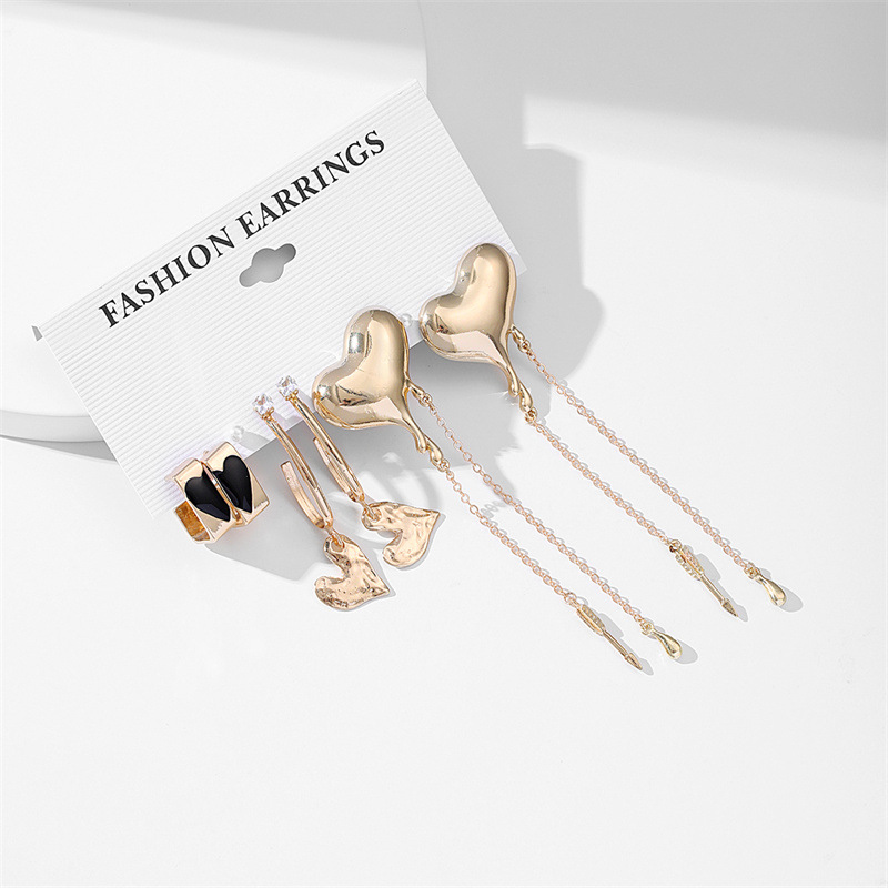 Mode Géométrique Alliage Placage Perles Artificielles Femmes Des Boucles D'oreilles 1 Jeu display picture 52