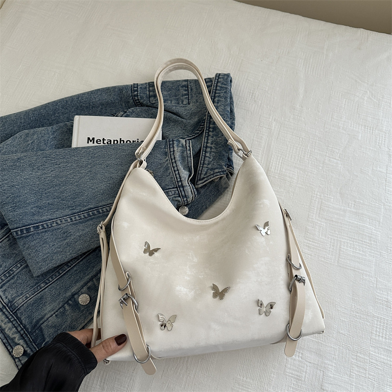 Bolsas de gran capacidad para mujeres 2024 nuevo verano de alto nivel nicho nicho viaje tote de hombro mochila de hombro