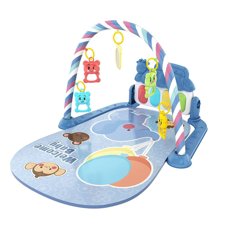 Gimnasio Musical con Tapete para Bebés 0-36 Meses, Piano de Pie y Luces