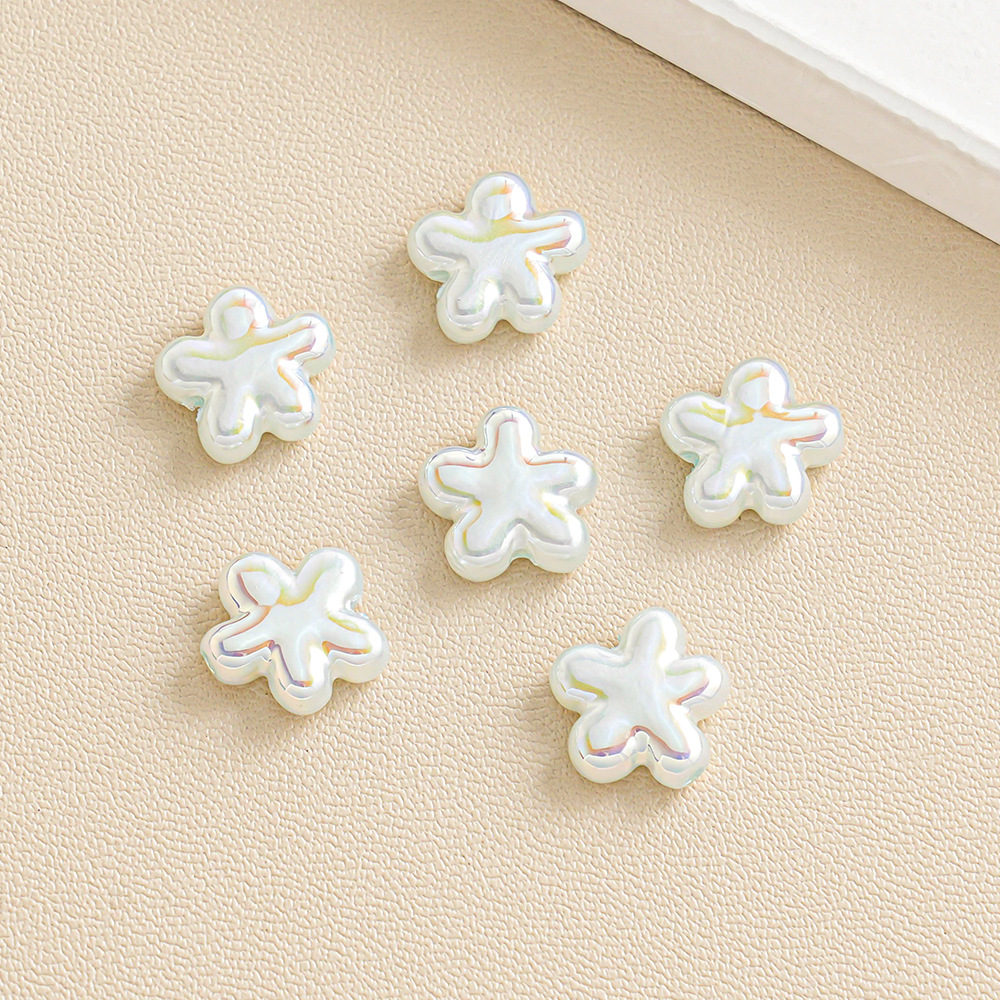 30 ABS Barroco Alien Clover Star Flor con cuentas Pulsera de bricolaje Accesorios de joyería Lote suelto