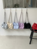 Chain with bow, shoulder bag, fresh one-shoulder bag