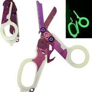 Experts Choose Multifunctional Outdoor Scissors, Retractable and Easy to Store H420C Stainless Steel Material 6-in-1 Raptor Tactical