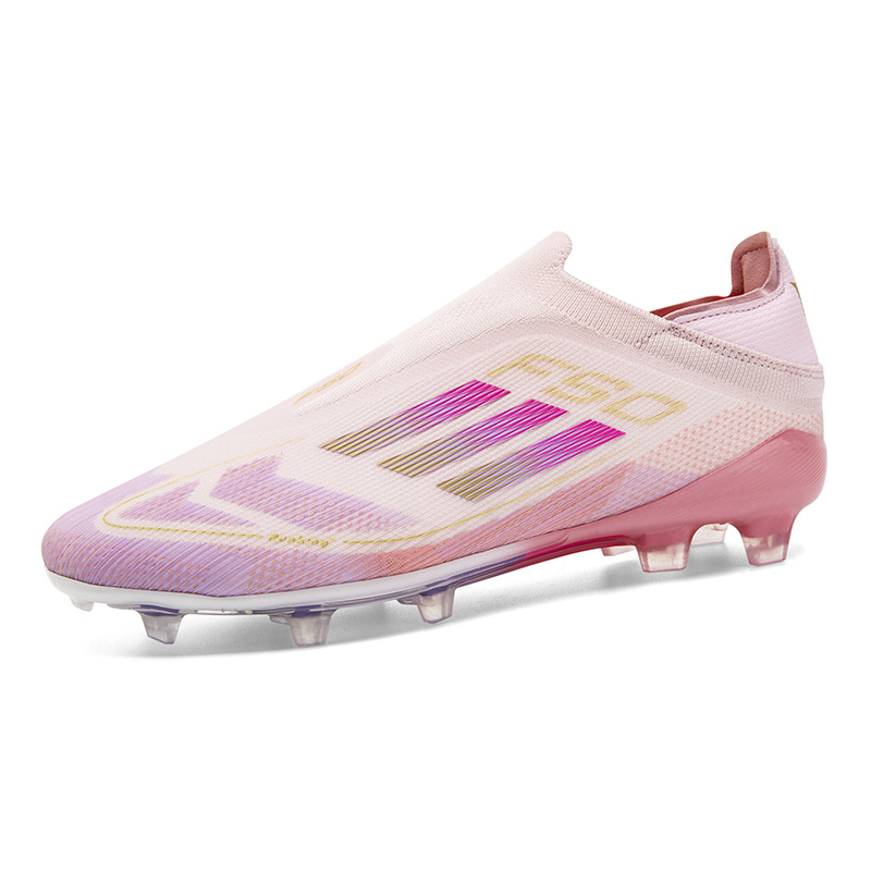 2025 nuevos zapatos de fútbol de césped de clavos largos transfronterizos de moda para estudiantes jóvenes hombres y mujeres fábricas bajas