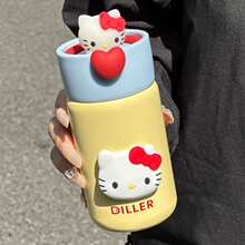 tt学生小巧便携yHello高颜值迷你泡茶水杯子可爱生水杯保温杯女Ki