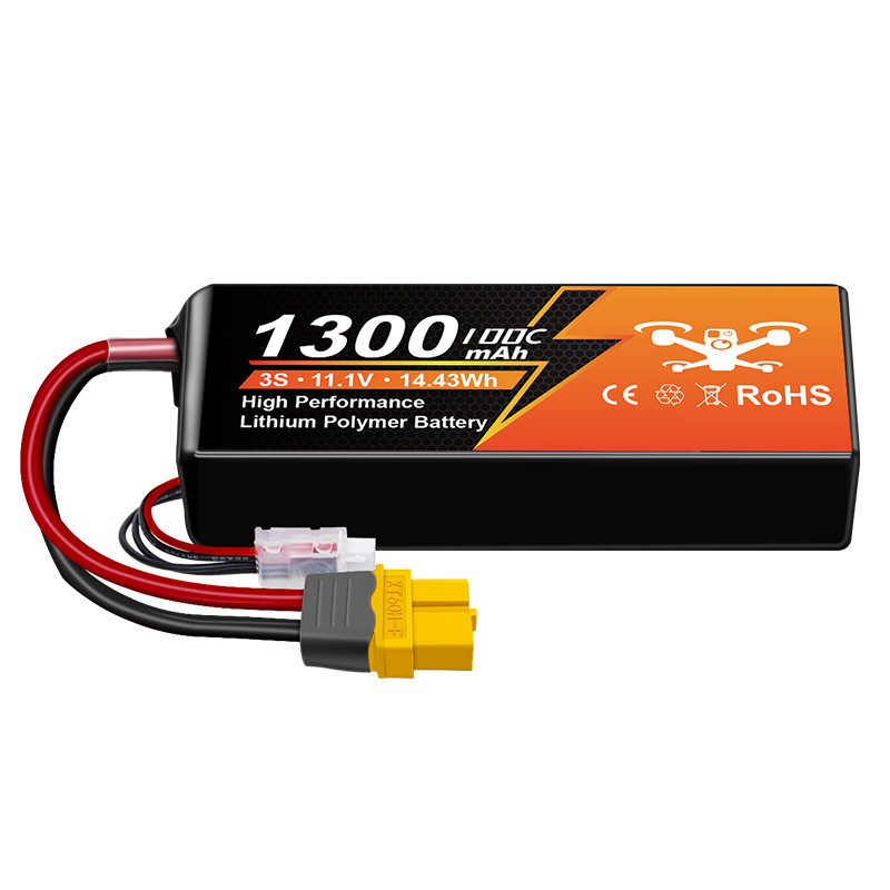 高倍率3S1P电芯1300mAh-100C超长续航穿越机无人机电池航模锂电池|undefined