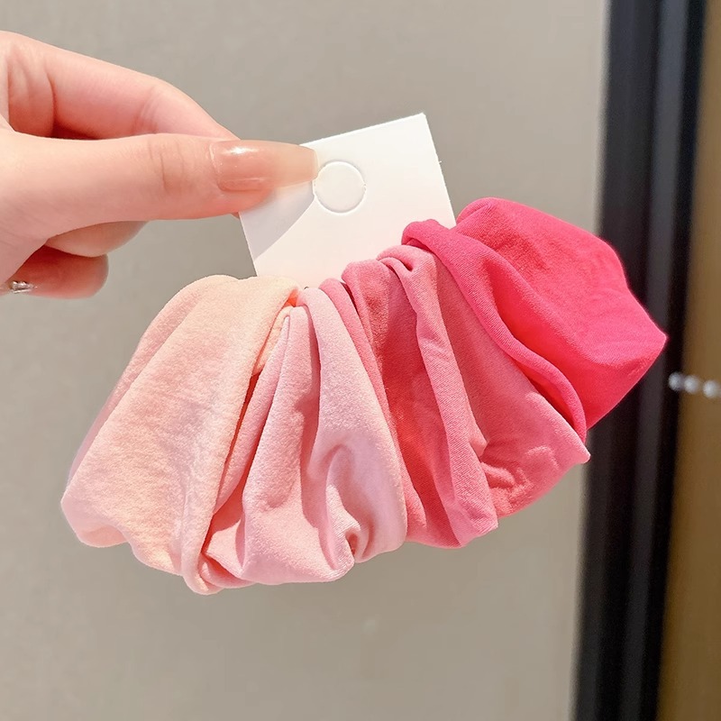 Color ensanchado máscara anillo de cabello para niños de alta elasticidad cuerda de cabeza duradera para mujeres 2025 nuevo temperamento cabello de caballo cuerda de cabeza