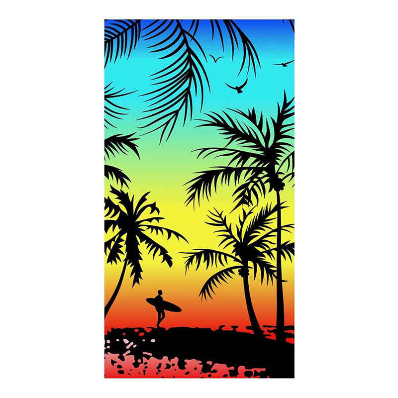 서핑 코코넛 나무