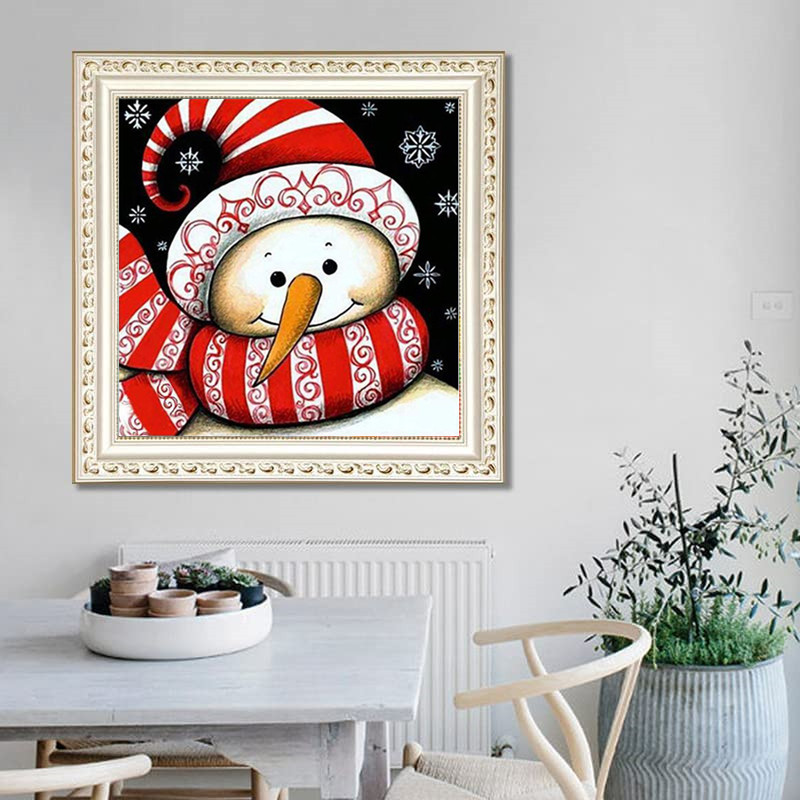 Snowman Diamond Painting 1