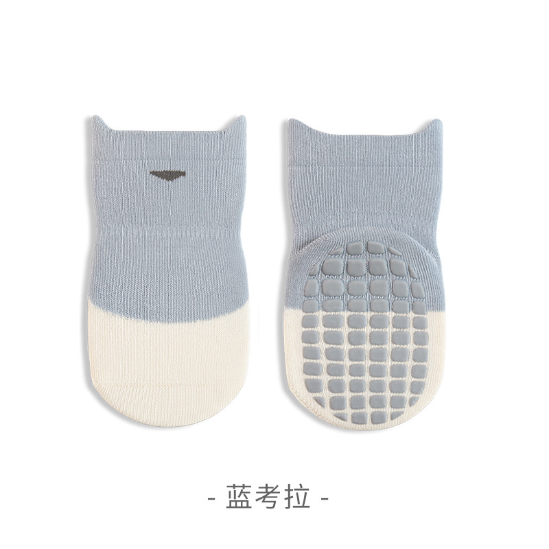 Calcetines para bebés primavera nuevos productos antideslizantes, calcetines de suelo para bebés, calcetines de algodón sin hueso para niños