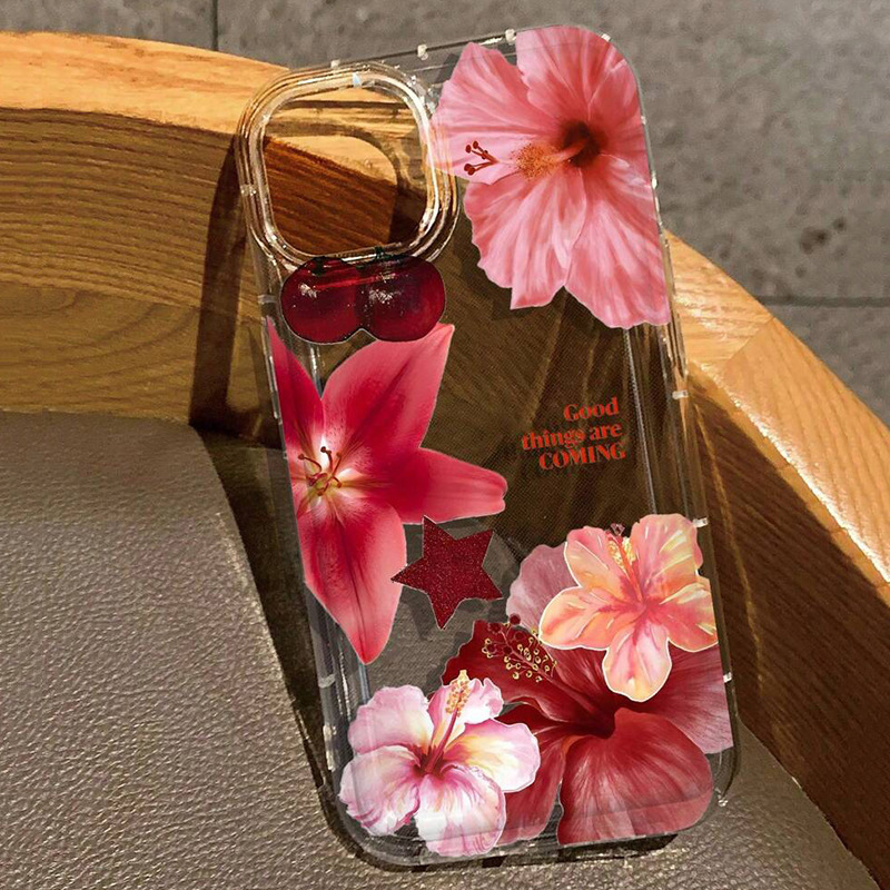 Lily Fuso Suitable for Apple 17 Pro Max Phone Case 16 Cross-Border 15 Transparent 14 Airbag 13 European and American Trendy