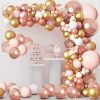 Single girl party decoration rose gold balloon set BRIDE to be bride before marriage single party