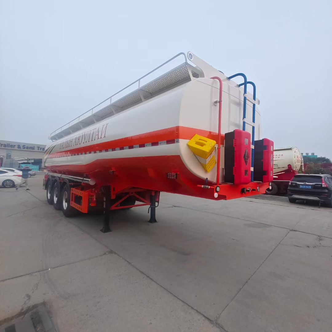 跨境出口运油半挂车45方液态运输半挂车普通液体罐车油罐半挂车