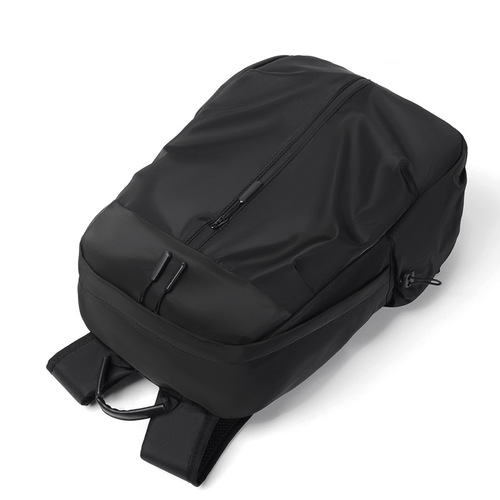 Double-shoulder bag for men, casual large-capacity backpack, outdoor double-back print logo laptop bag for travel, student, and cross-border schoolbag