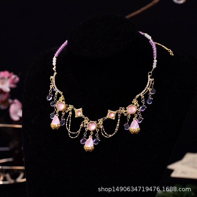 Hanfu, accessory, fresh necklace, simple and elegant design