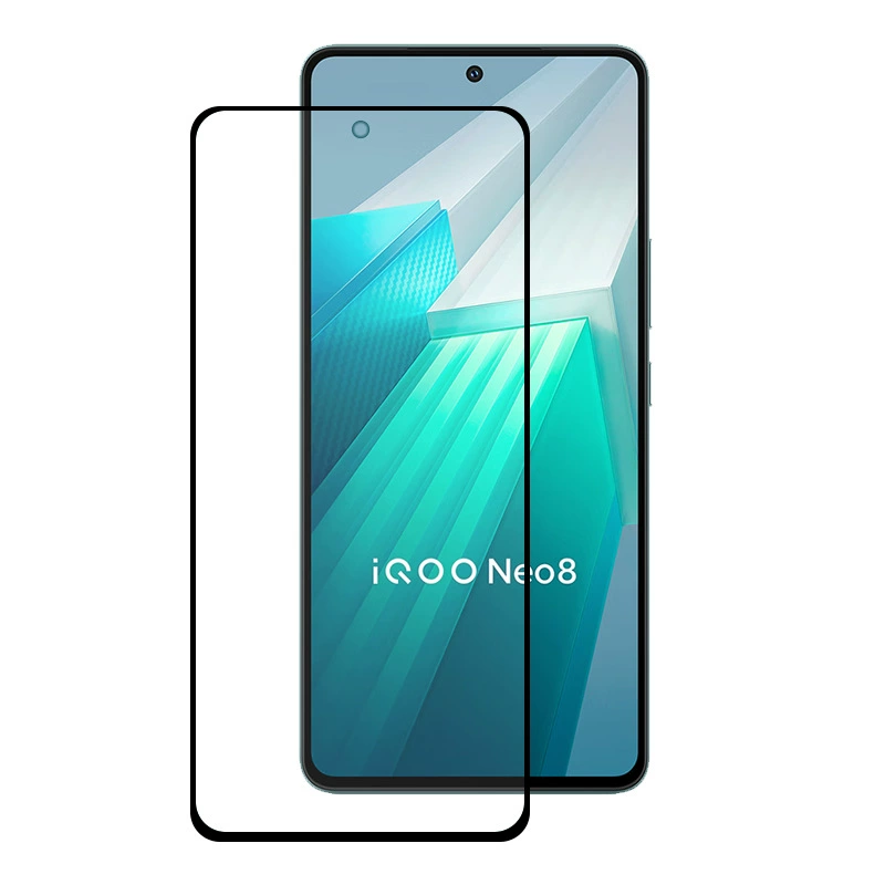 Применимо к vivo IQOONEO8/8PRO защитная пленка с полным экраном полноразмерное покрытие V2301A HD антисклейка черная кайма