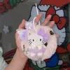 With bow, purple, fuchsia, 10cm
