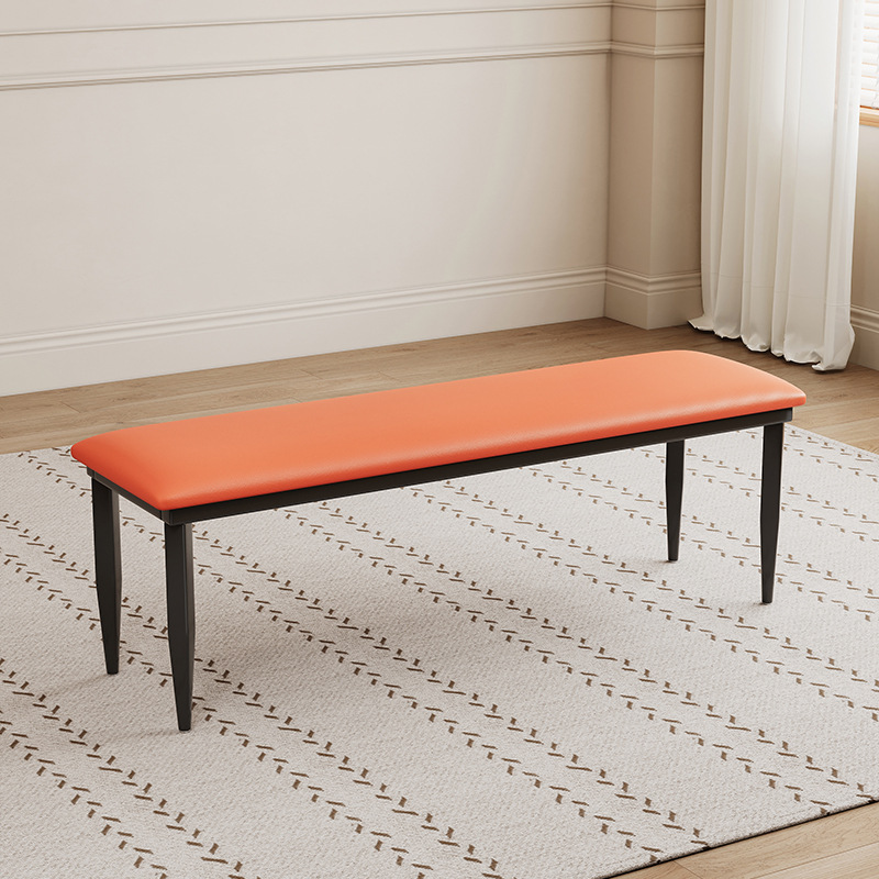 Banco de madera maciza de lujo ligero, directo de fábrica, adecuado para pasillo, comedor, dormitorio, sala de estar, junto a la cama y como banco para cambiar zapatos.