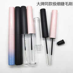 Foreign trade hot sale pink blue gradient ultra-fine eyelash brush head empty tube 4ML mascara ultra-fine brush bottle