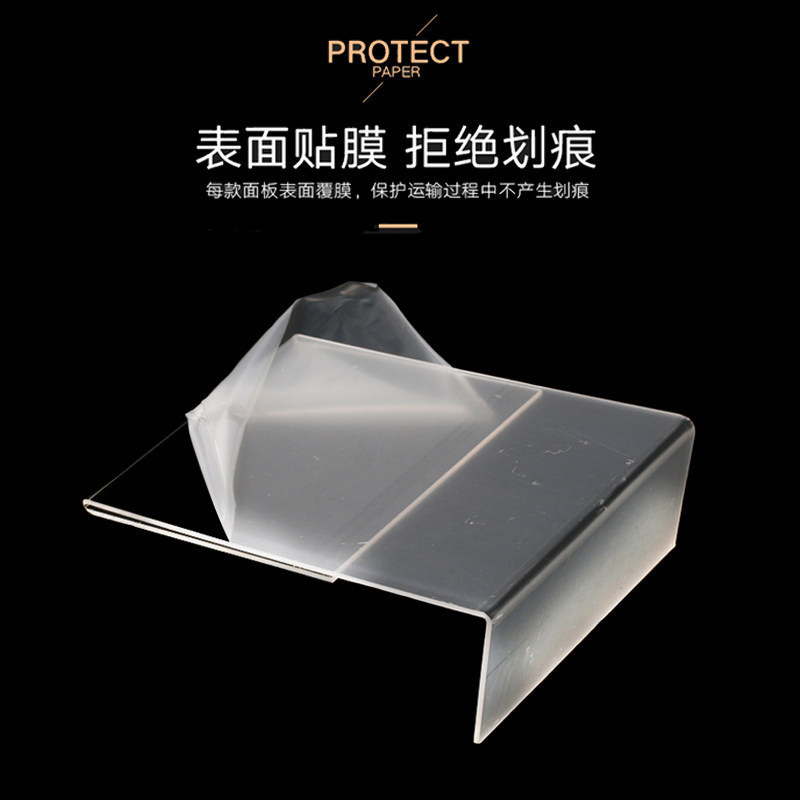 En stock Quick hair restaurante soporte de exhibición A4L Tarjeta de mesa transparente pequeño lote A5 soporte de exhibición de acrílico
