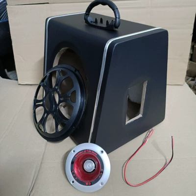 6 8 10inch Car subwoofer: Car speaker/subwoofer - dual-speakers-none-8inch-trapezoidal-active-speaker-cabinet-black-empty-with-accessories