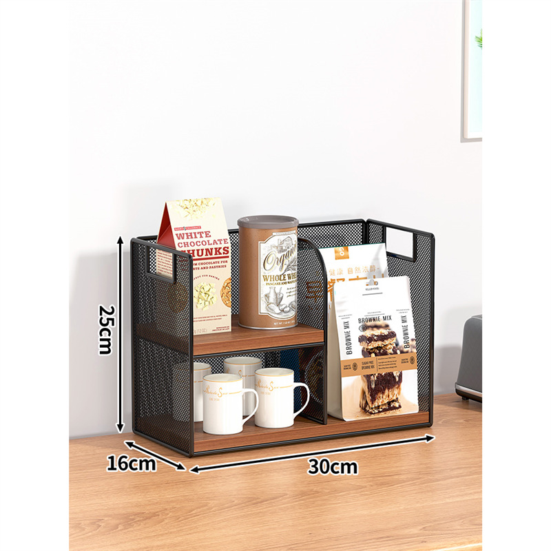 Organizador de Mesa de Madera Sólida Multifuncional para Comedor