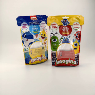 Children's Toys Sealed Blind Bag Empty Packaging Bag Christmas Gift Squishy Toy Outer Packaging Bag Custom Self-Sealing