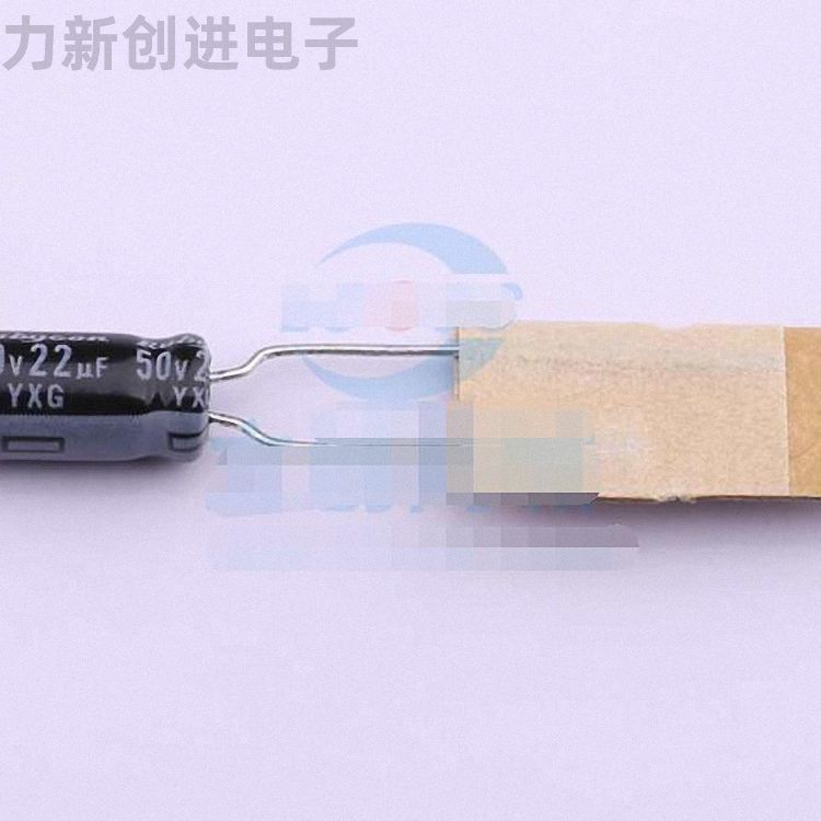 50YXG22MEFCTA5X11描述22uF 50V电解电容器
